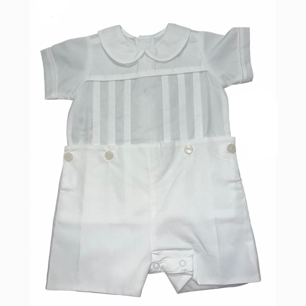 White heirloom romper 24M toddler